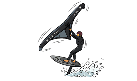 Wing foil training